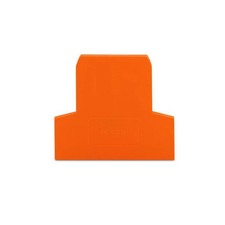 2pcs WAGO 281-309 End and Intermediate Plate 2.5 mm Thick Orange New