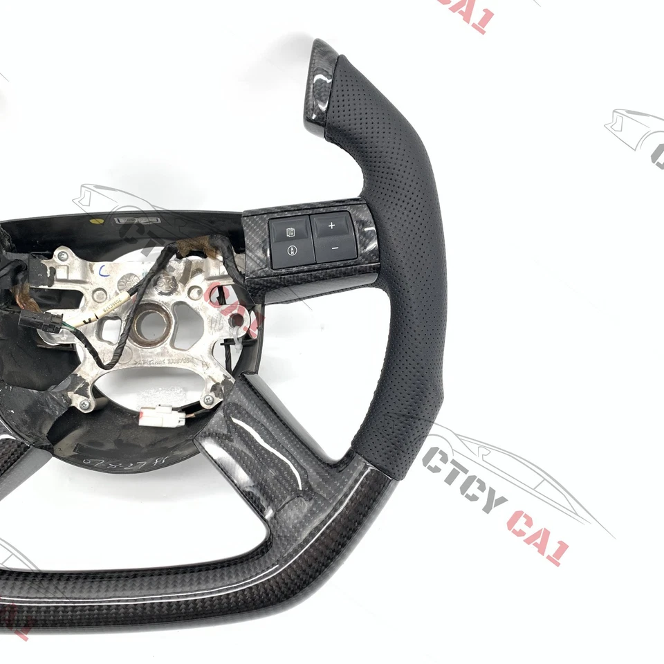 Custom Carbon Fiber Steering Wheel for 05-10 Chrysler 300/Dodge Challenger - Image 2 of 4