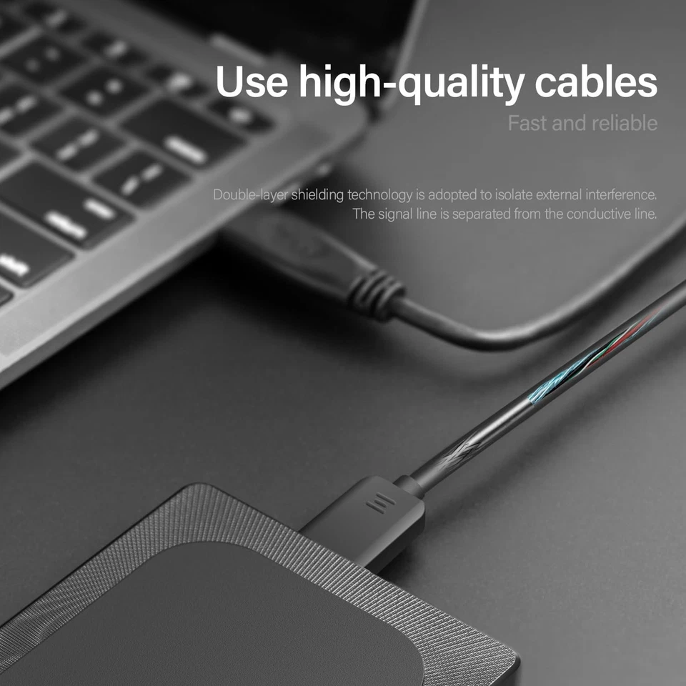 External Hard Drive Ultra Slim Portable HDD USB 3.0 for PC, Mac, Laptop,PS4,Xbox - Image 3 of 4