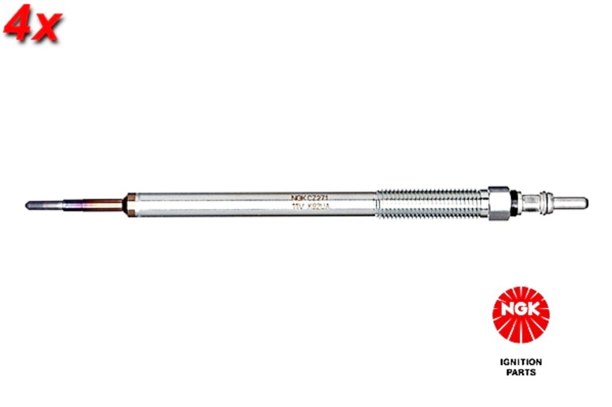 NGK 4x Glow Plug For MITSUBISHI L 200 TRITON 07-15 1820A020