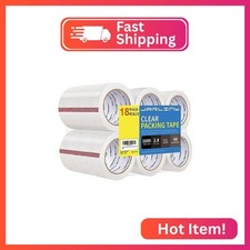 JARLINK 18 Rolls Clear Packing Tape, Heavy Duty Packaging Tape
