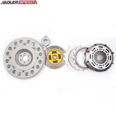 ADLERSPEED Sprung Clutch Twin Disc Kit for 02-06 NISSAN SENTRA SER SPEC-V 2.5L