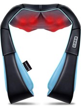 Mo Cuishle Shiatsu Back Shoulder and Neck Massager with Heat, Electric Deep