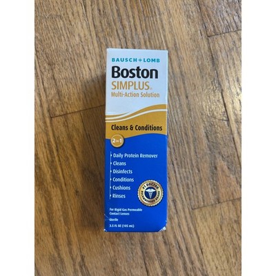 Bausch + Lomb Boston SIMPLUS Multi-Action Solution RGP Contact 3.5oz Exp 2028