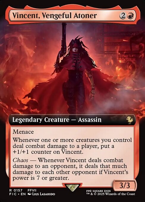 Vincent, Vengeful Atoner Extended Art R Regular #157 | Final