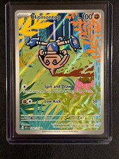 Hitmontop 240/217 IR Holo NM Carta Pokemon Eroi Ascesi