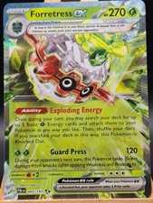 Forretress EX, 5/193, Paldea Evolved, Holo Rare, NM