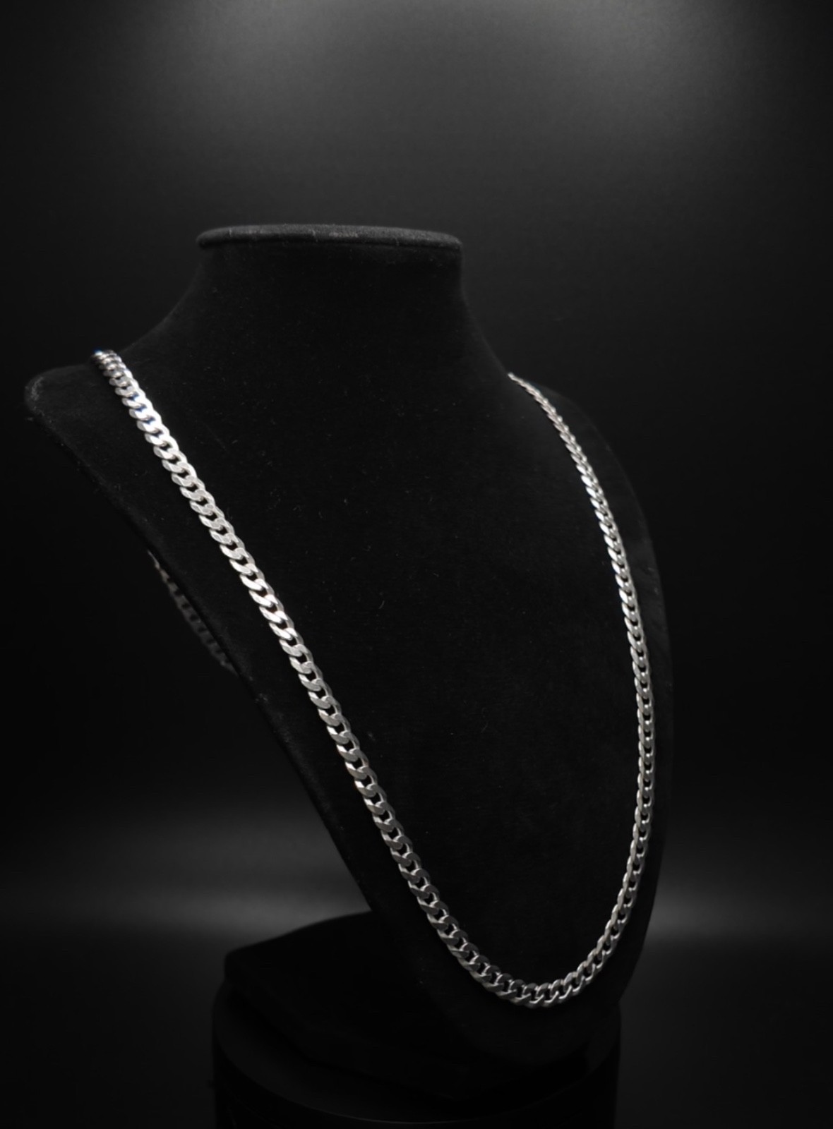 Solid Sterling Silver (.925) Curb Link Chain - image 1