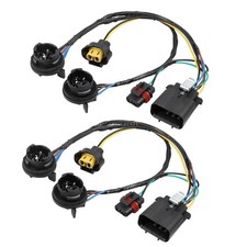 2x Headlight Wiring Harness For Chevrolet Silverado 1500hd 2007-2013 25962806