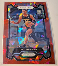 2024-25 Panini Prizm Draft Picks Prizms Red Ice #80 Cody Williams