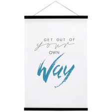 Magnetic Poster Hanger Frame, 19x27 19x25 19x13 Teak Wood Magnet Poster Frame...