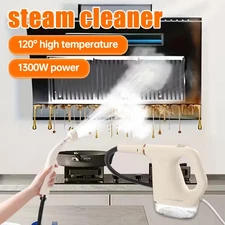 Steam Cleaner Pressurized Handheld Steamer with 7pcs Accessories & Safety Lock