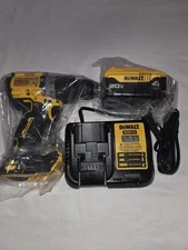 DEWALT DCD806 20V MAX XR DRILL/ HAMMER DRILL (DCB112 CHARGER)(20V 4AH BATTERY)