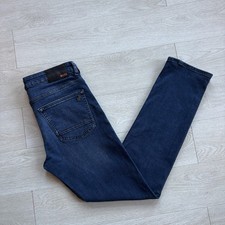 Hugo Boss Mens Blue Stretch Slim Soft Motion Denim Jeans Delaware W32 L34