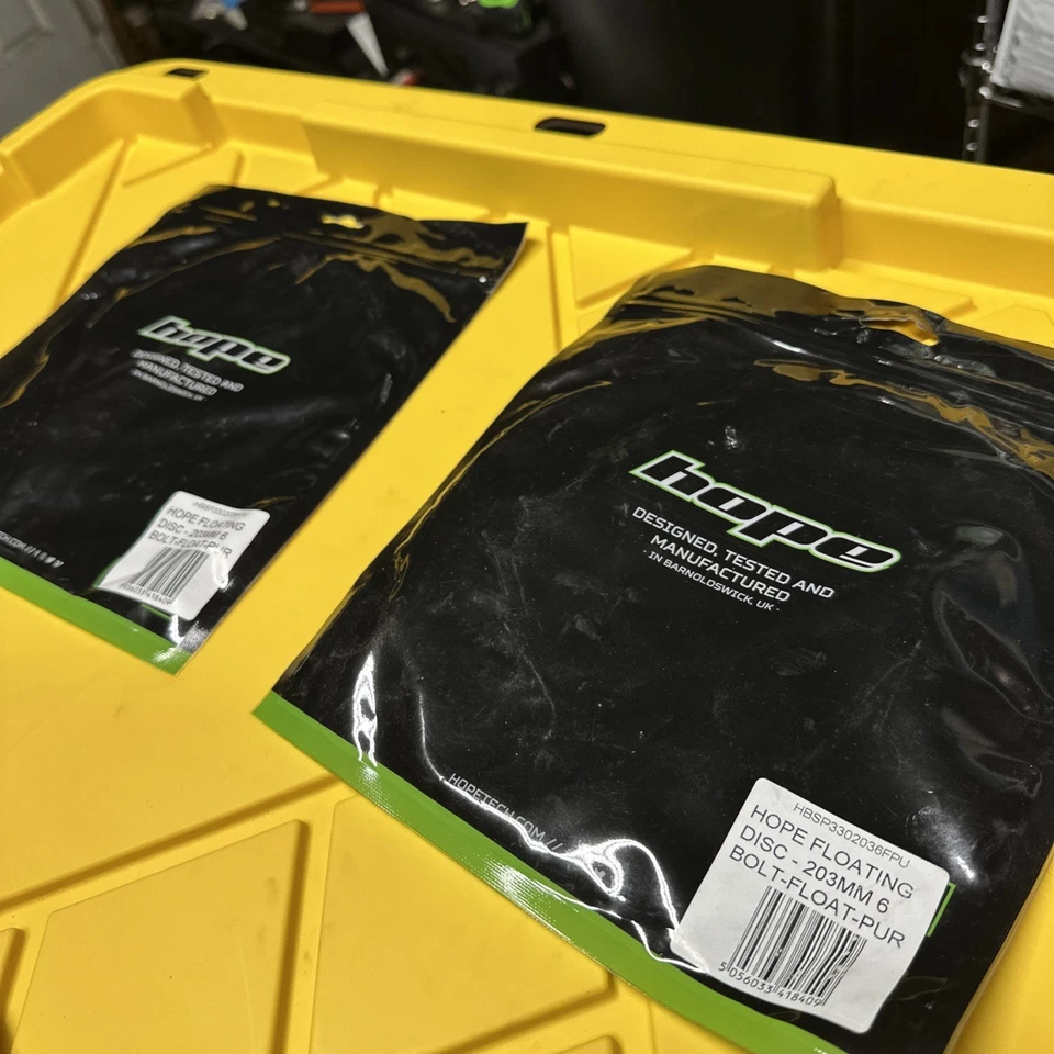 Hope Floating Mountain Bike MTB 6-Bolt Disc Rotor Purple 203mm - Image 4 of 4