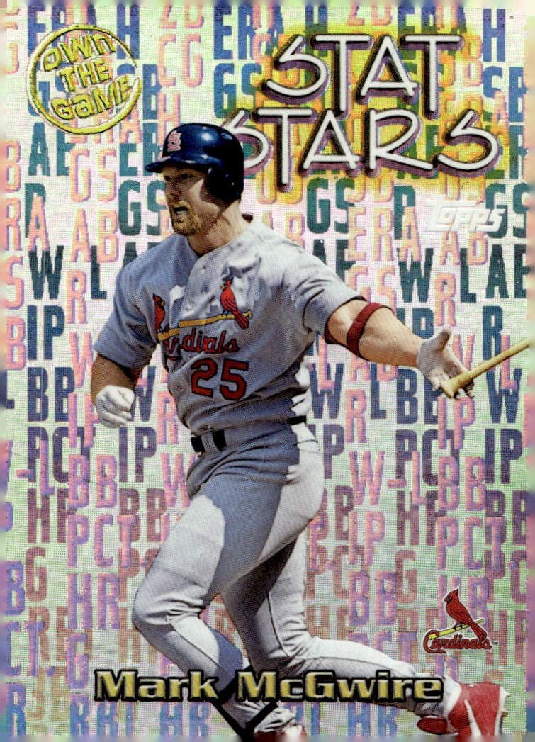 2000 Topps #OTG7 Mark McGwire Own the Game