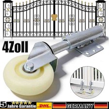 4"Torrolle Gefedert St&uuml;tzrolle Gartent&uuml;r Tor-St&uuml;tzrad Schiebetore Zauntore 200KG