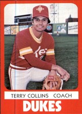 1980 Albuquerque Dukes TCMA #19 Terry Collins Coach - NM Baseball Card