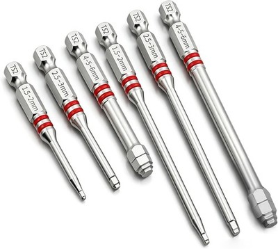 6-Piece Screwdriver,Featuring magnetic hexagonal shanks pagoda-shaped internal