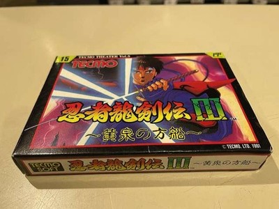 TECMO Famicom Soft Ninja Dragon Swordden III ~Owasen Square Ship~ Used