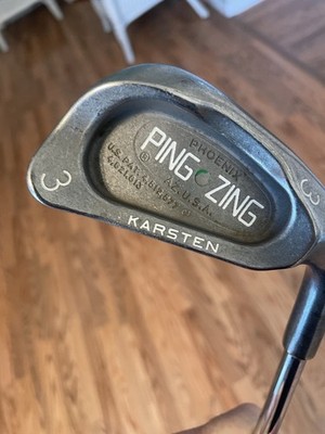 ping zing 3 iron. green dot. 