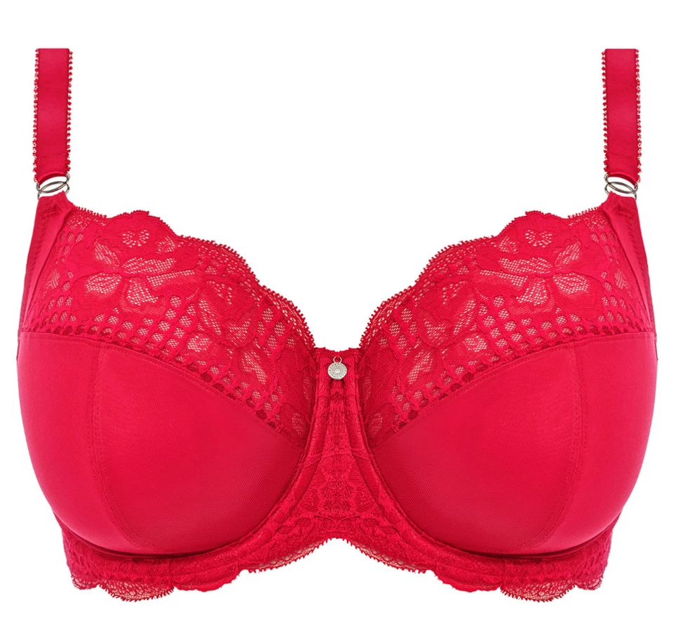 Sujetador Fantasie 36M EE. UU. (36J Reino Unido) Reflectante Soporte Lateral Nuevo sin Etiquetas 101801 Rojo Foto 2 de 4