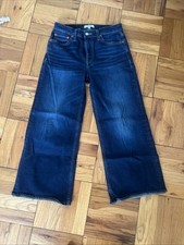 Re/done Mid Rise Wide Leg Crop jeans 27