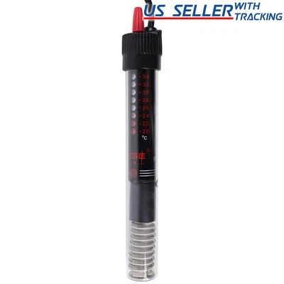 200W Aquarium Submersible Heater Marine Tropical Fish Tank Adjustable Knob
