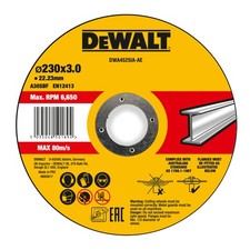 DEWALT High Performance Trennscheibe 230x3x22,23mm Metall Typ 42 (gekr&ouml;pft)
