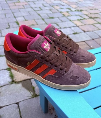 Men's Adidas Originals Ciero Low Sneakers Espresso/ Orange/ Bordeaux US Size 9.5
