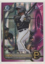 2022 Bowman Chrome Prospects Fuchsia Lava Refractor 38/199 Rodolfo Nolasco s3g