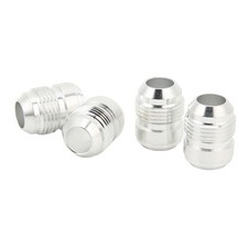 4 Pcs 10AN Weld On Bung Fitting 3/4in Thread Aluminium Alloy Male Hose Pipe WKYD