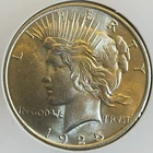 1925 P Peace Silver Dollar ~ BRILLIANT MS with BU LUSTER!! 90% Silver $1