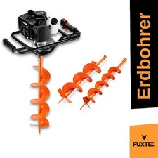 FUXTEC Benzin Erdbohrer FX-EB143ECO inkl. 2 Bohraufsätzen 100/150 mm, 8.5kg