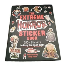 Halloween Extreme Horror Sticker Book By Andy Price Over 250+ Stickers New