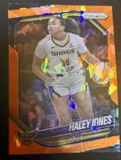 2025 Panini Prizm WNBA - Haley Jones #43 Orange Ice Prizm - Dallas WINGS