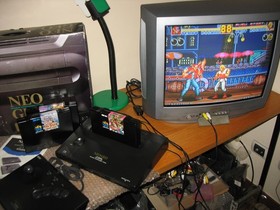 BOXED NEO GEO AES CONSOLE JAP+KOF94, FATAL FURY 2, FATAL FURY SPECIAL