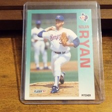 Fleer 1992 Nolan Ryan #320 Texas Rangers Baseball Major League MLB Base Set