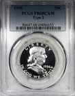1956 Type 2 Proof Franklin Half Dollar PCGS PR68CAMEO