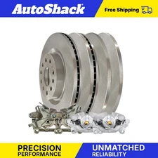 Front Rear Brake Rotors Calipers for 2010 VW Golf 2.0L 2.5L