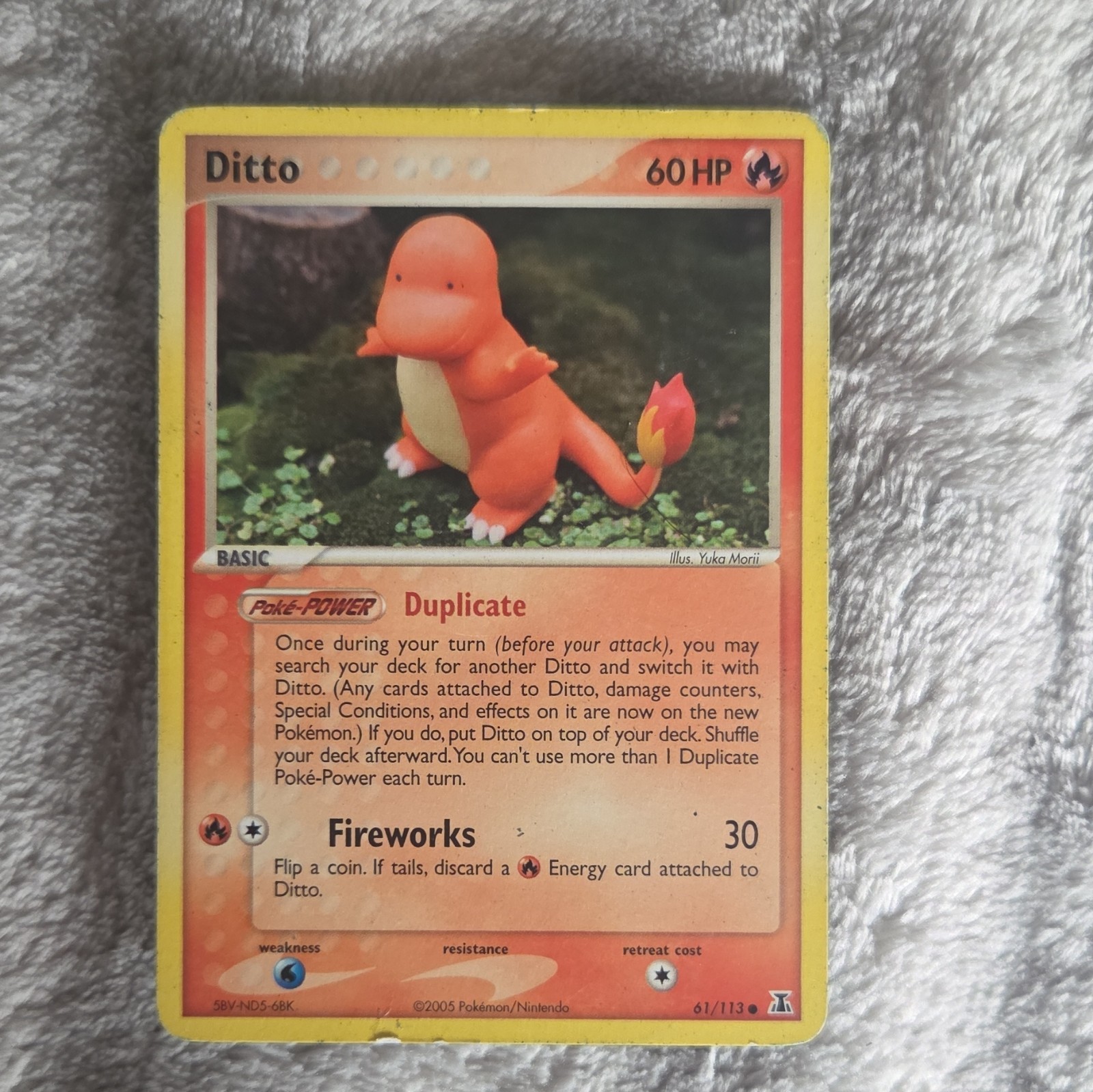 The Pokémon Company Ditto (Charmander) 061/113 EX Delta Species Regular EN