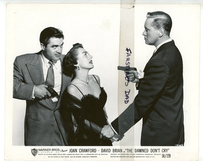 Vintage 8x10 The Damned Don't Cry 1950 Joan Crawford David Brian Steve Cochran