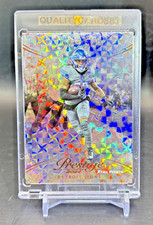 JAHMYR GIBBS RAINBOW HOLO FOIL REFRACTOR CARD WITH CASE NFL DETROIT LIONS