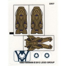 Lego Sticker Sheet for Set 6865 Inv. 555