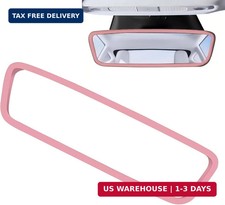 Car Rear View Mirror Protector Frame, Soft Silicone Car Rearview Mirror Edge Pro