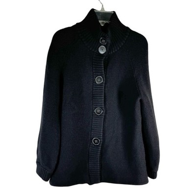 Banana Republic Women's Extra Fine Merino Wool Heavy Cardigan Size M Slim Fit