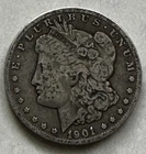1901-O MORGAN DOLLAR SILVER US COIN BETTER DATE 2,284,000 MINTED RATES VERY GOOD