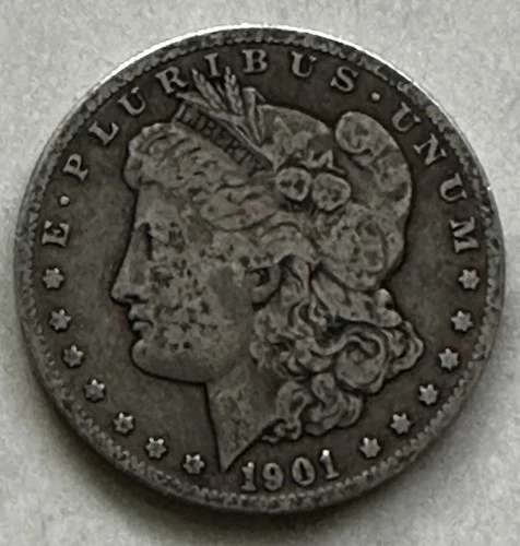 1901-O MORGAN DOLLAR SILVER US COIN BETTER DATE 2,284,000 MINTED RATES VERY GOOD