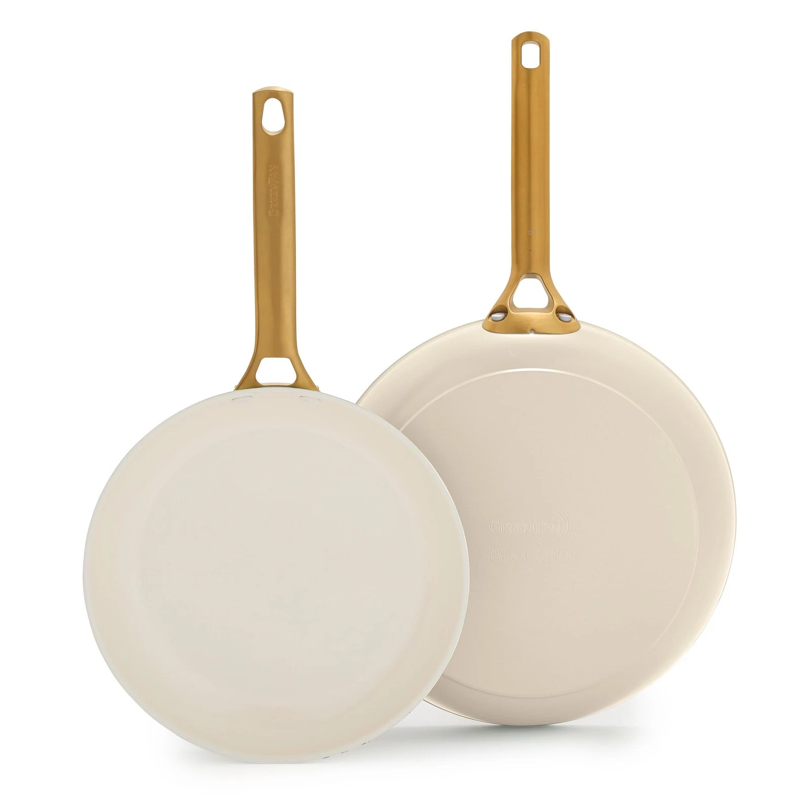 Nonstick Reserve Pro 10”&12” Frying Pan Set,NSF Certified Ceramic,Hard Anodizedm