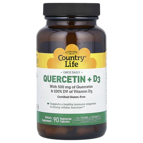 Quercetin + D3, 90 Vegetarian Capsules